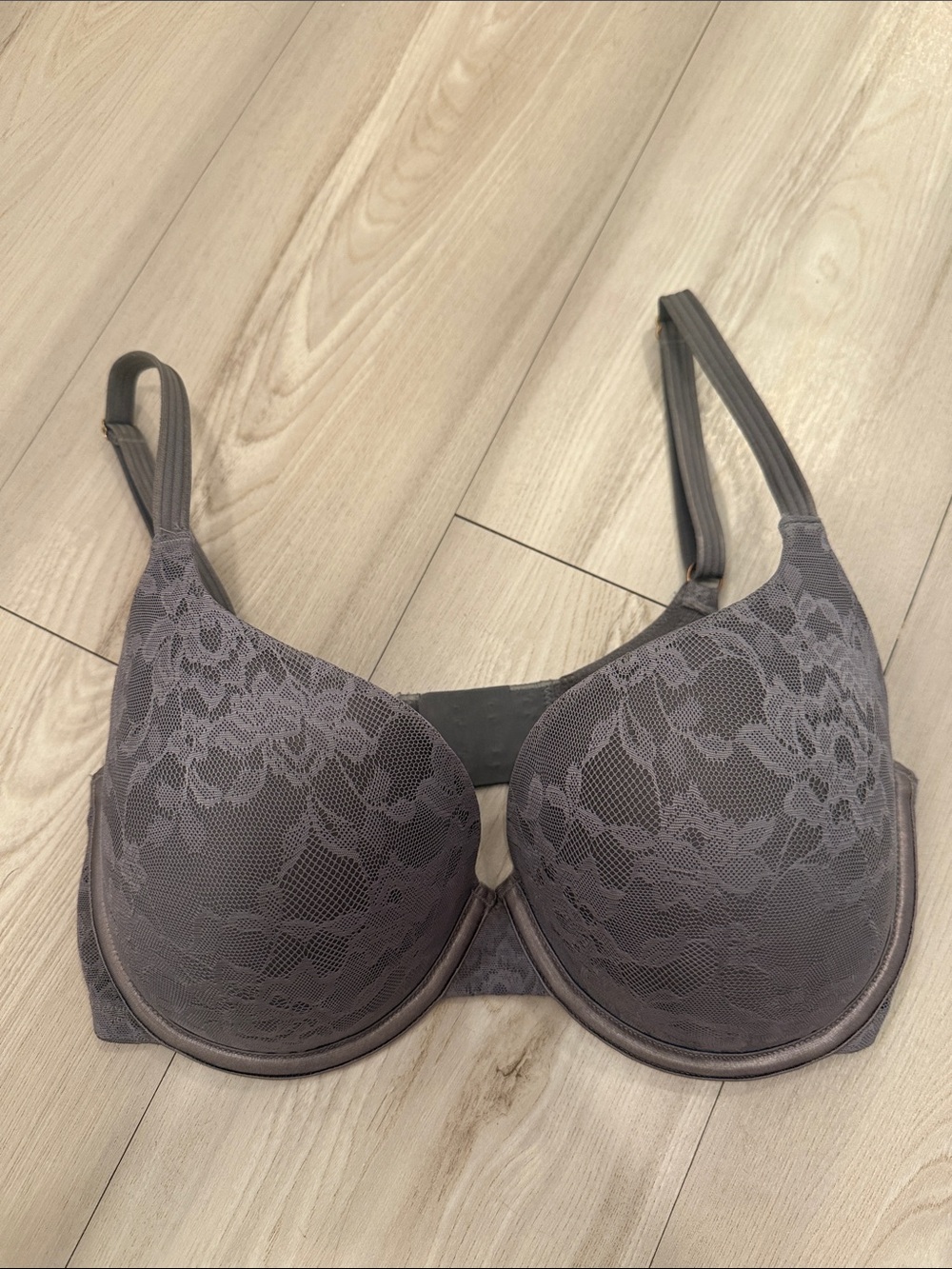 Le Mystere Lace Contour Bra - Taupe Gray